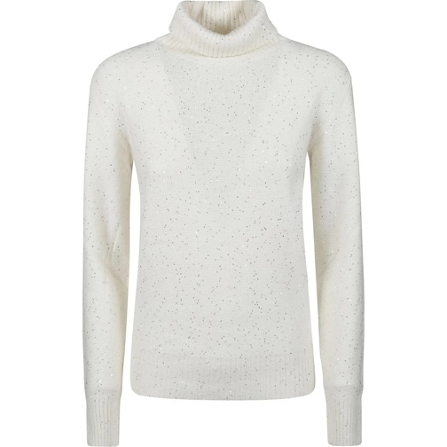 Fabiana Filippi Truien Turtle Neck Sweater White weiß