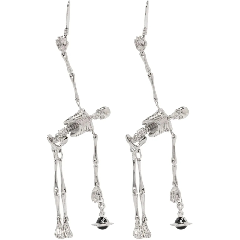 Vivienne Westwood Créoles Bijoux Platinumblack schwarz
