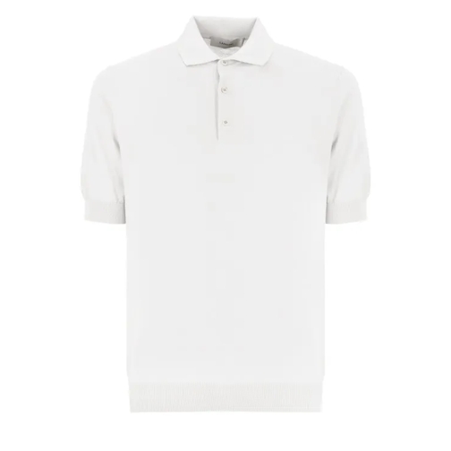 Lardini Cotton Polo Shirt White 