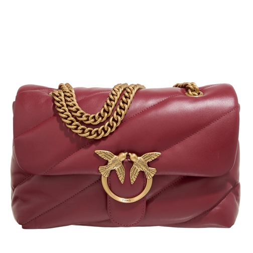 Pinko Crossbody Bag Love Puff Classic Cl Bordeaux-Antique Gold