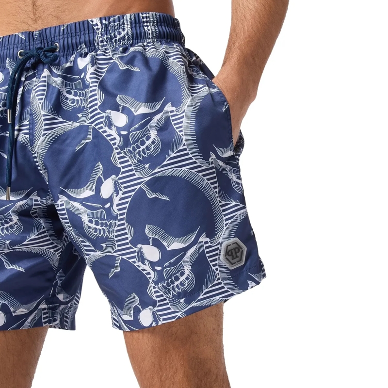Philipp Plein  Badehose Skull dunkel-blau(Image 2)