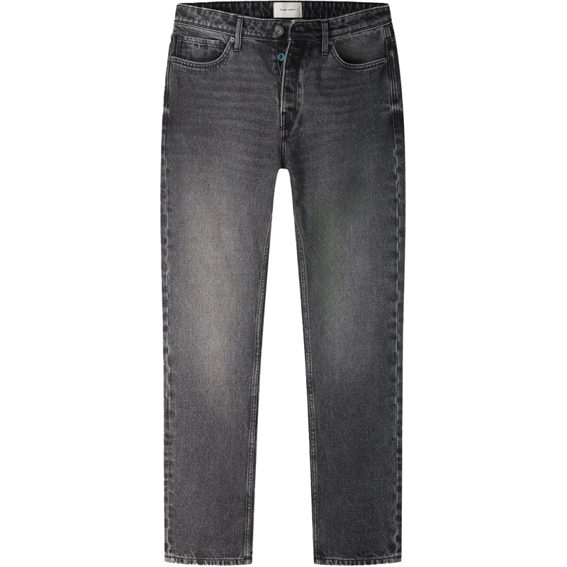 PURE PATH Jeans mit geradem Bein the Eric regular fit jeans w1558 schwarz