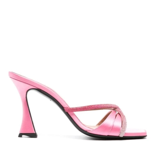 D'ACCORI Sandale Lust Mule High Heels Pink