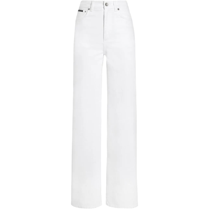 Dolce&Gabbana Jeans mit geradem Bein Jeans White weiß
