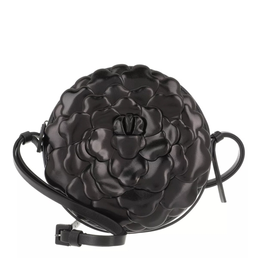 Valentino Garavani Round Atelier Rose Edition Crossbody Bag Black Sac à repas