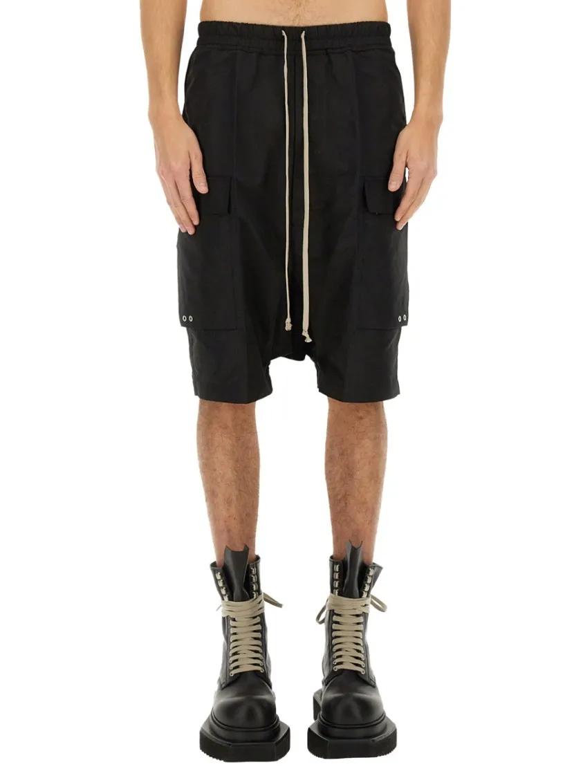 Thumbnail - Rick Owens - Short "Cargo Pods" - Größe 52 - schwarz