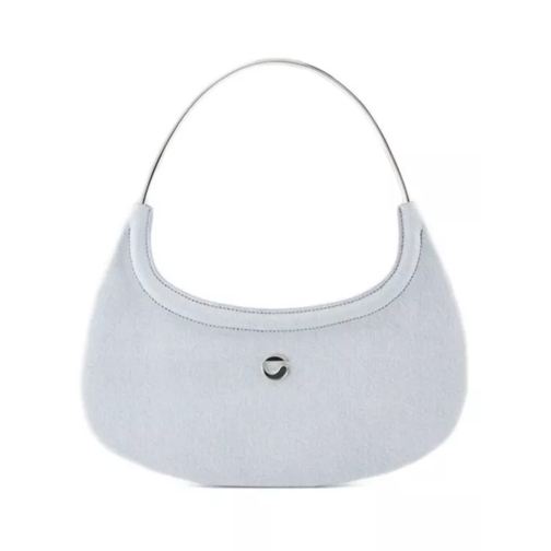 Coperni Ring Swipe Baguette  - Denim - Blue Blue Sac hobo