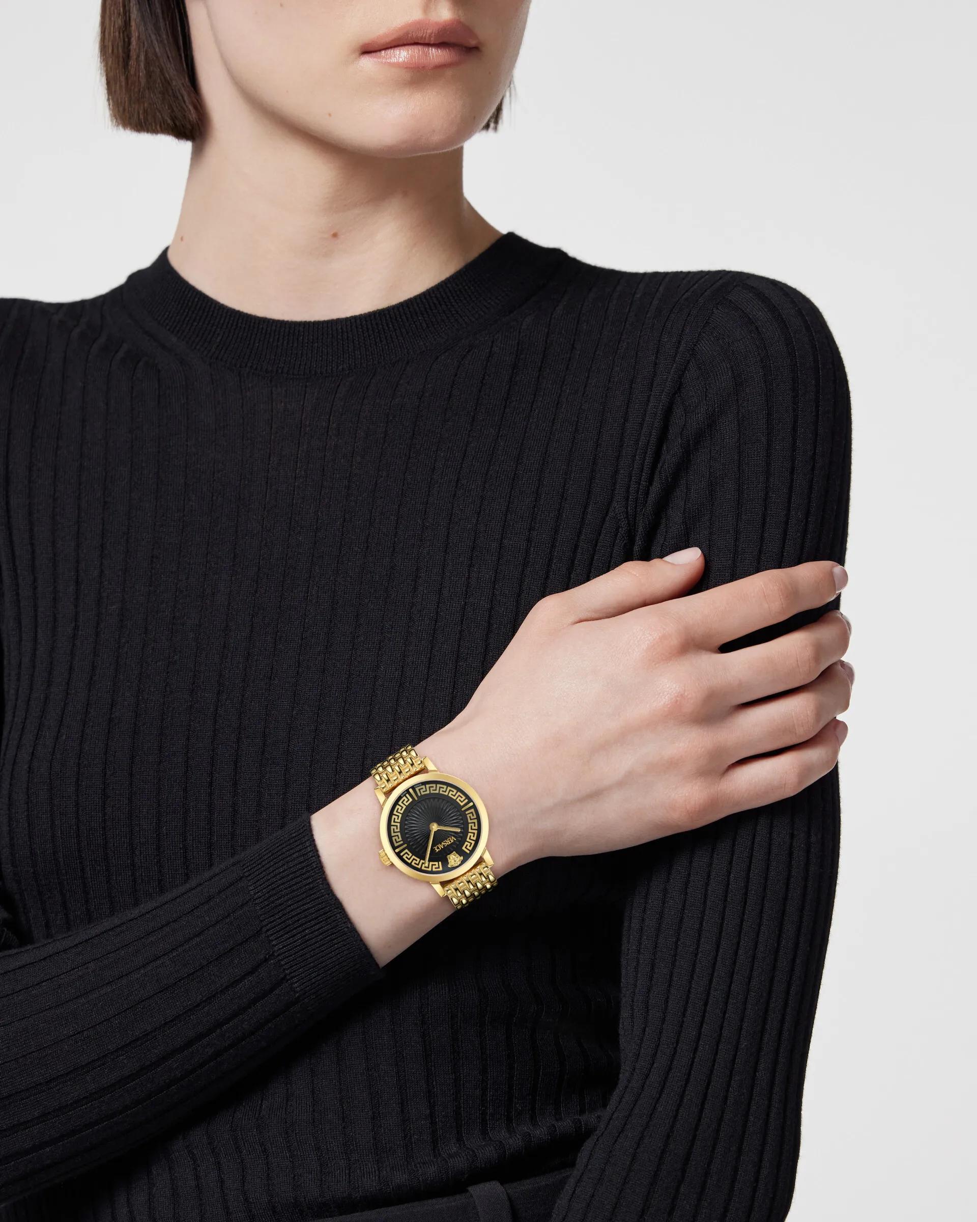 Thumbnail - Versace Uhr - Quarz-Analoguhr Greca Fortuna (Wc-0A) - Gr. unisize - in Gold - für Damen