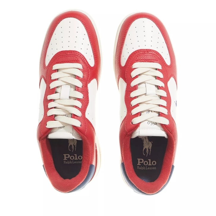 Red and hot sale navy sneakers