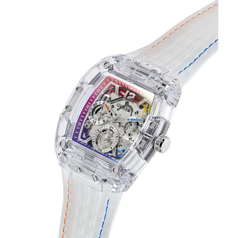 Guess Quarzuhr Quarz-Analoguhr Phoenix weiss(Image 4)