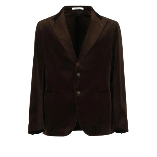 Tagliatore Blazer Cotton Jacket Brown