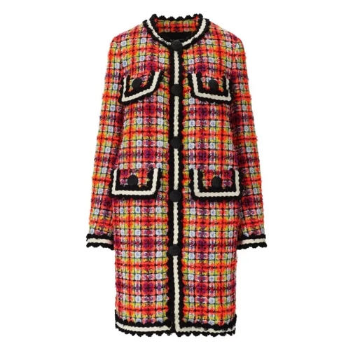 Dsquared2  Acid Bouclé Multicolor Coat Multicolor