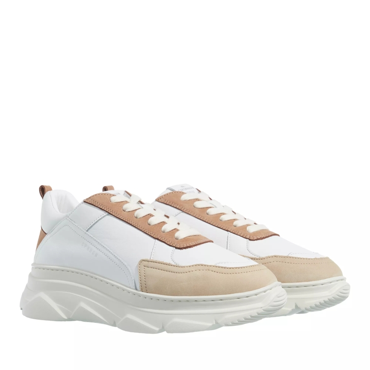 Copenhagen CPH40 Leather Mix Off White Nut Platform Sneaker