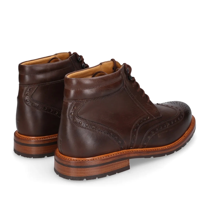 Heinrich Dinkelacker Stiefel Schnürboots Janosh K Full Brogue H dunkel-braun(Image 3)