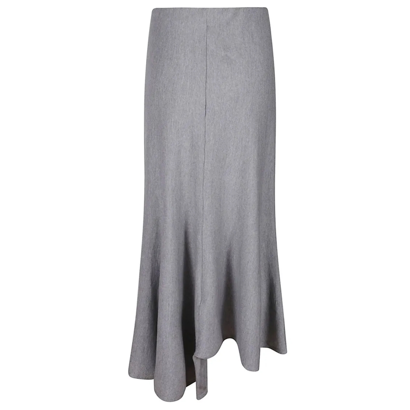 Khaite Midirok Miranda Skirt Grey