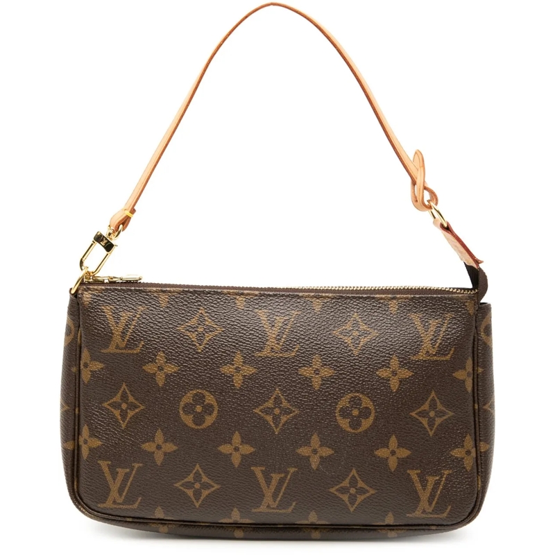 Louis Vuitton Schultertasche Monogram Pochette Accessoires braun