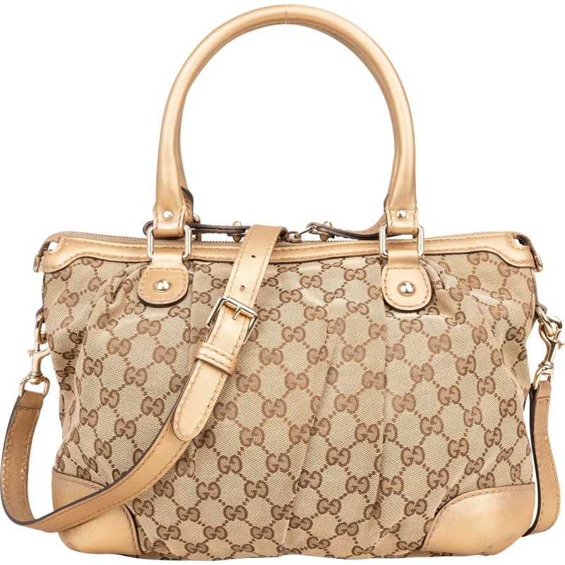 Gucci Tote Gucci GG Monogram Sukey Handbag beige