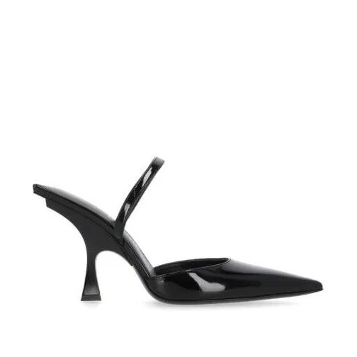 The Attico Ester Slingback Heels Shoes Black Talon haut