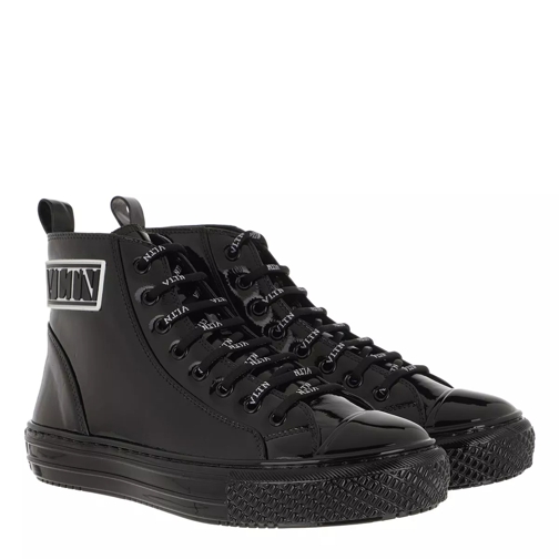 Valentino Garavani VLTN High Top Sneakers Leather Black högsko sneaker