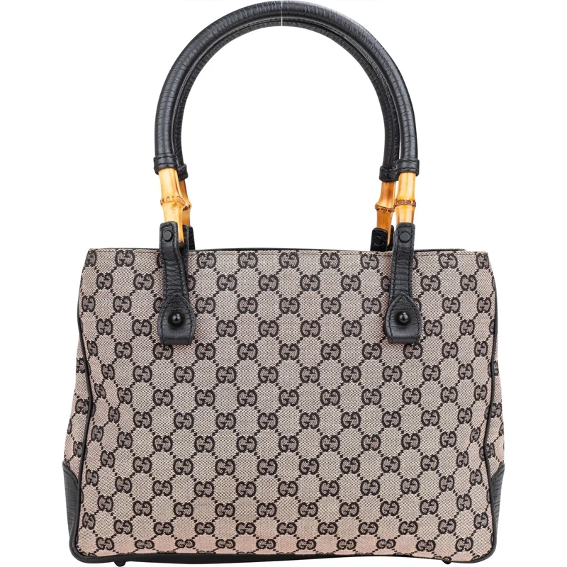 Gucci Schultertasche Gucci GG Monogram Bamboo Handbag mehrfarbig