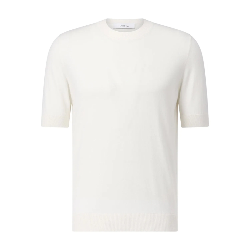 Lardini  T-Shirt aus Baumwolle Creme