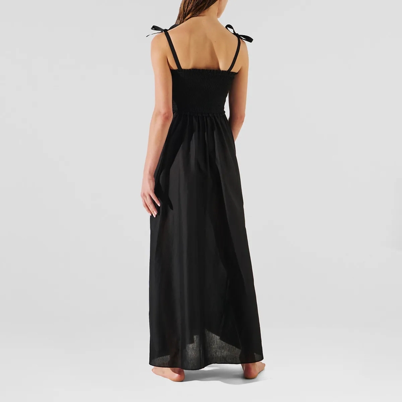 Karl Lagerfeld Kleid K/SIGNATURE STRANDKLEID schwarz (Image 4)