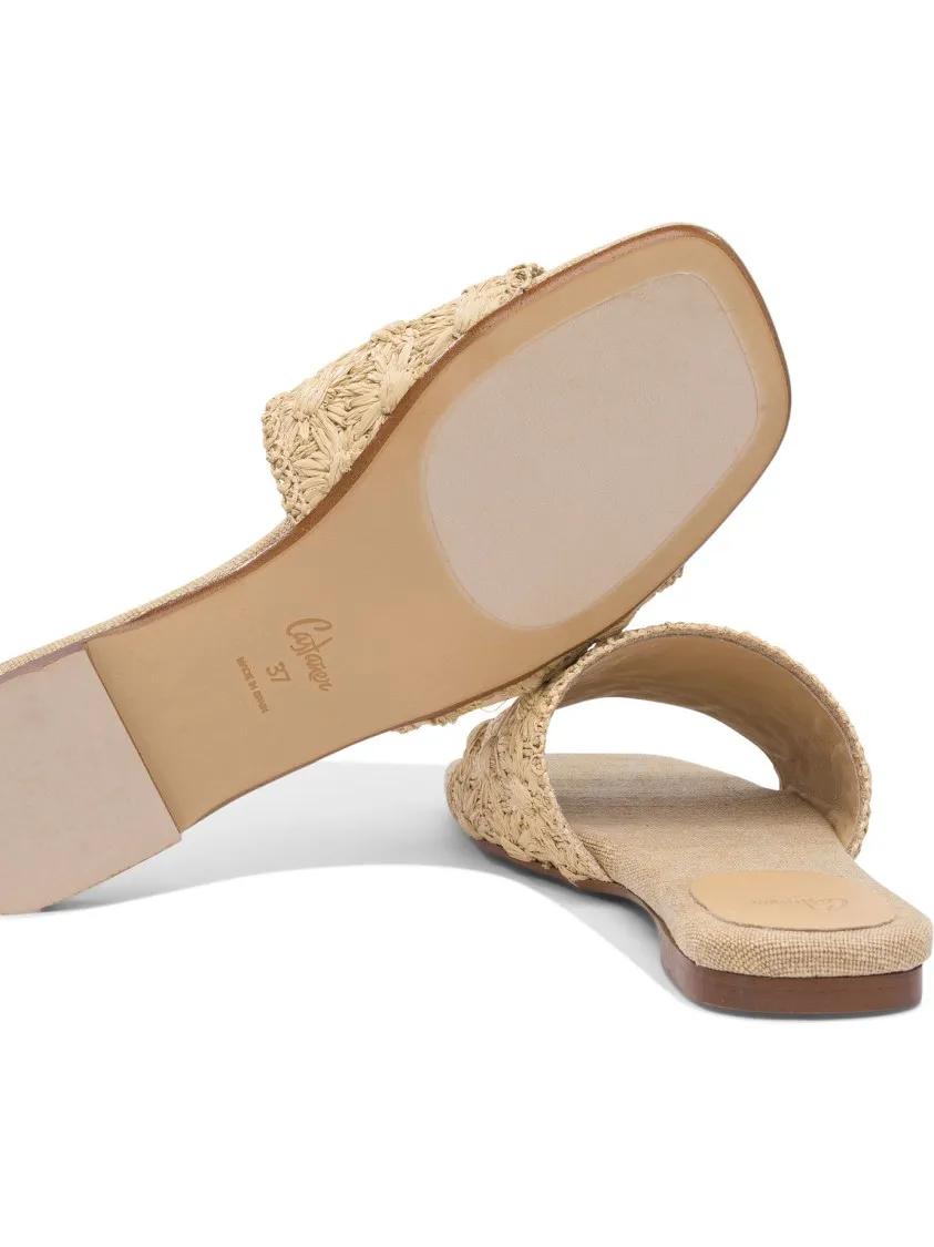 Thumbnail - Castaner Sandalen - Beige Raffia Polythene Sandals - Gr. 37 (EU) - in Beige - für Damen