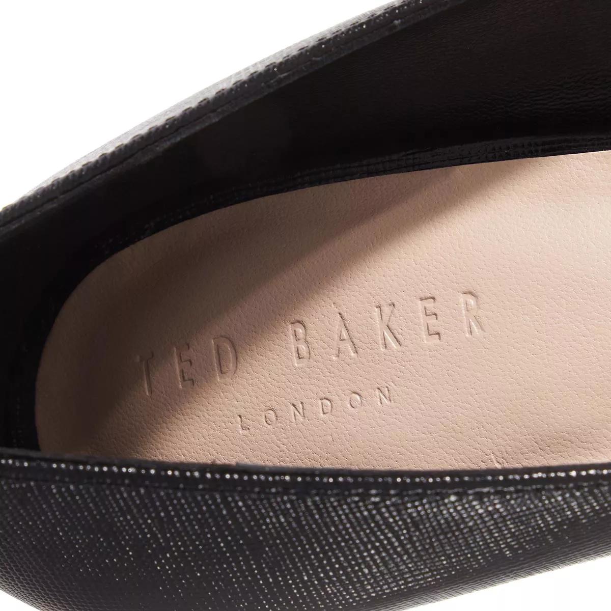 ted baker sandales, alysse leather 85mm court shoe en noir - pour dames