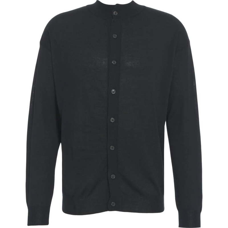 Grifoni Gilet Wool cardigan schwarz