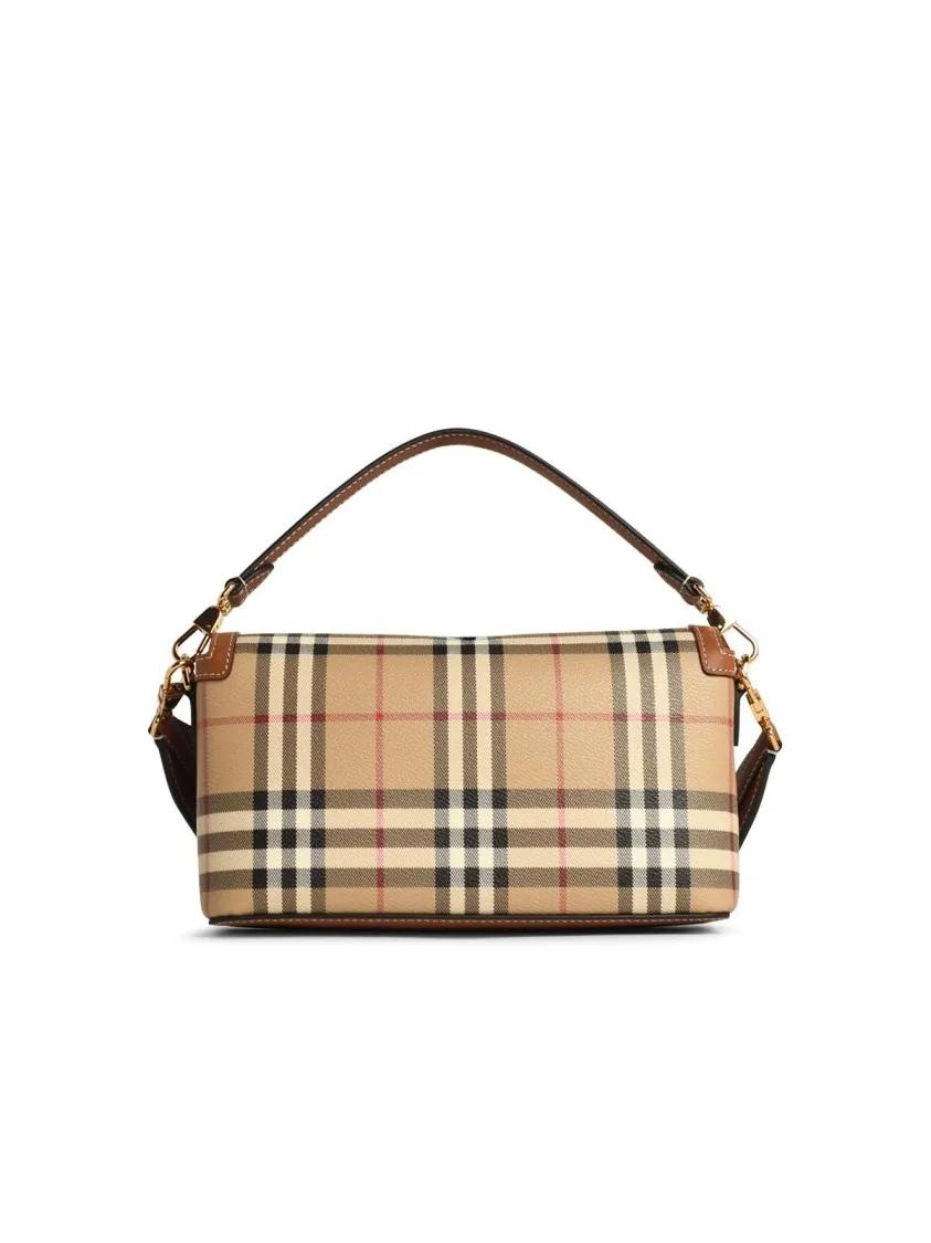 Burberry Shoppers 'Note' Beige Polyurethane Bag in beige