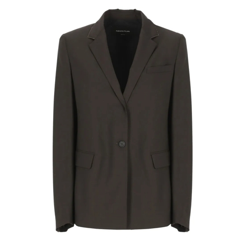 Fabiana Filippi Blazer Wool Blazer Brown