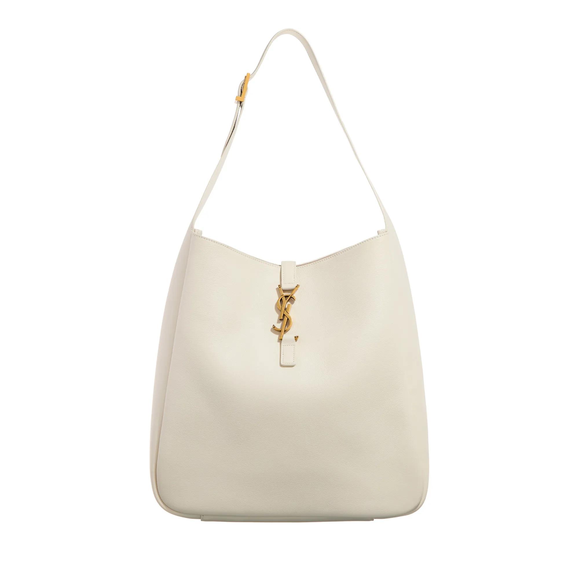 Saint Laurent Hobo Bag - Ysl Large Le 5A7 - Gr. unisize - in Creme - für Damen