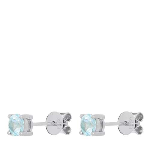 VOLARE Earring Studs 2 Paraiba Turmaline 0,75 ct  Platinum Stiftörhängen