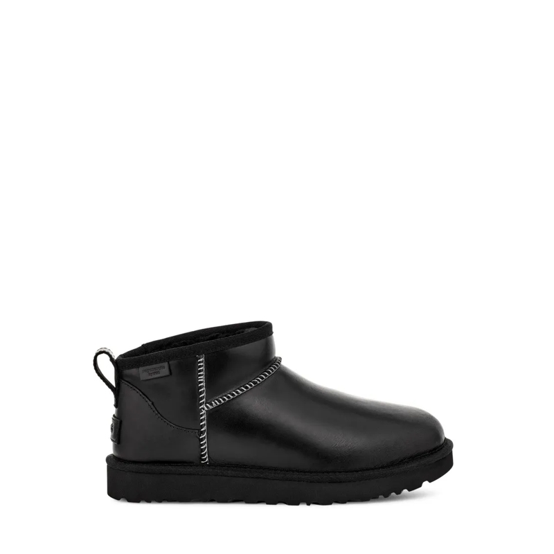 UGG Bottes W Classic Ultra Mini Ankle Boots Black