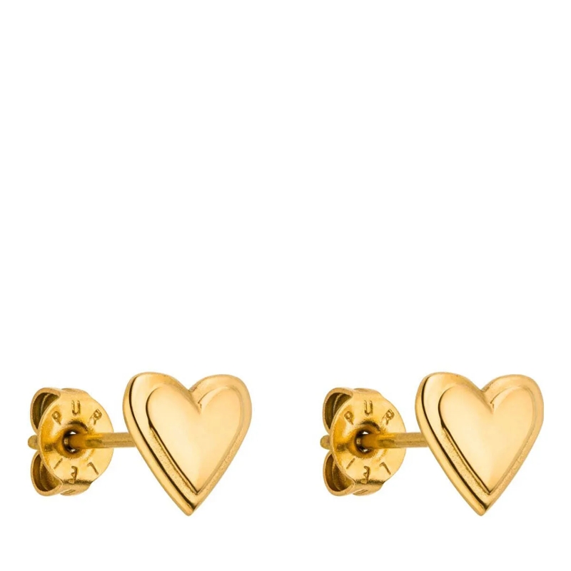Purelei Ohrstecker Ohrringe Secret Love gold