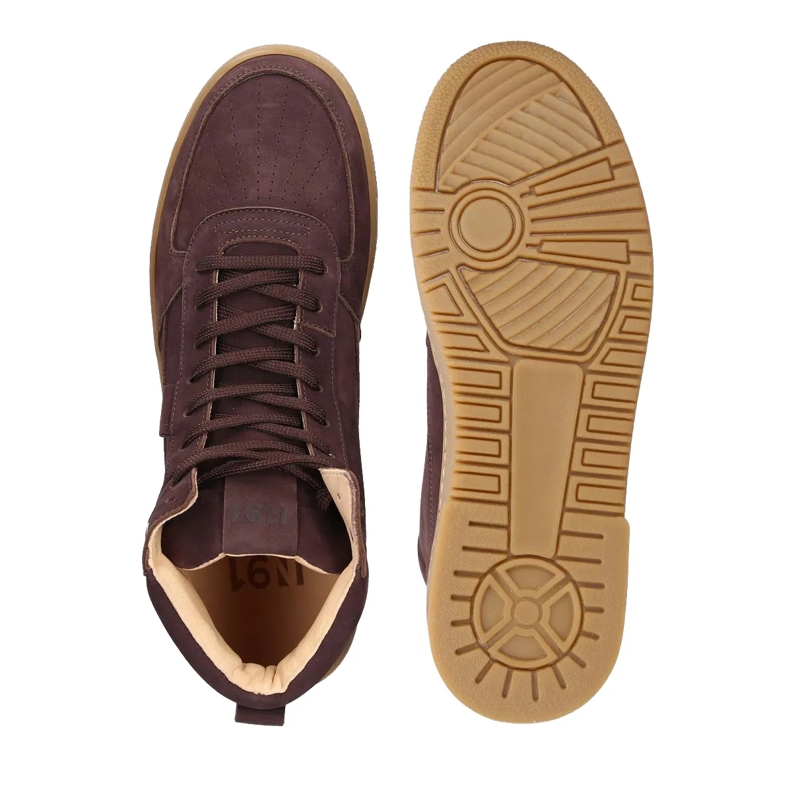 N91 Sneaker basse Sneaker Bball Hi M AN dunkel-braun(Image 4)