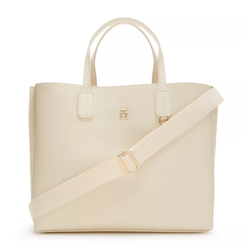 Tommy Hilfiger Tommy Hilfiger Iconic Witte Shopper AW0AW15692AEF Weiß Sac à provisions