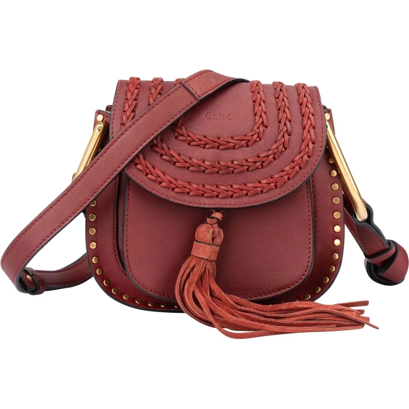 Chloé Schultertasche Chloe Braided Leather Hudson Crossbody Bag mehrfarbig