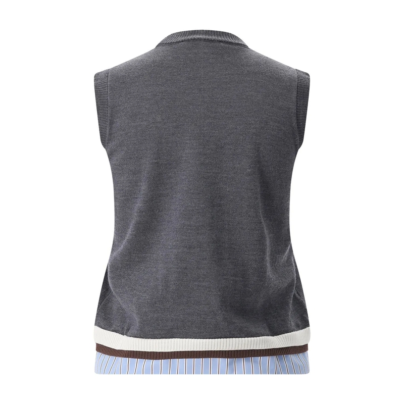 MSGM Top Top aus Merinowolle braun(Image 2)