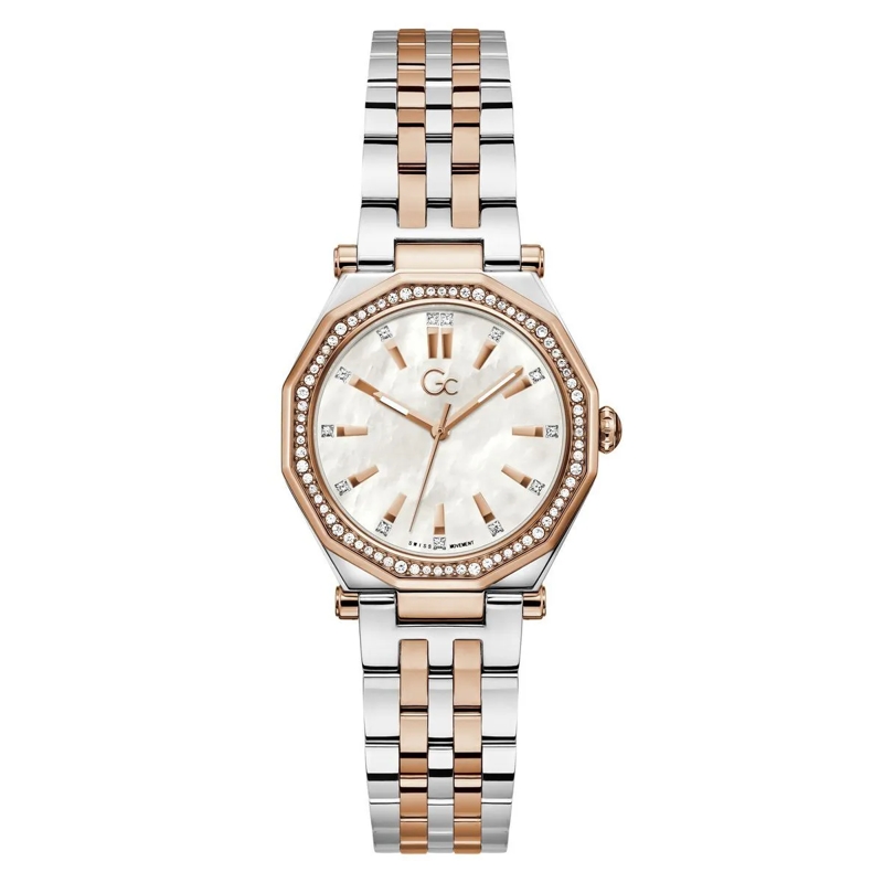 GC Quarzuhr Quarz-Analoguhr Gc Gleam rose