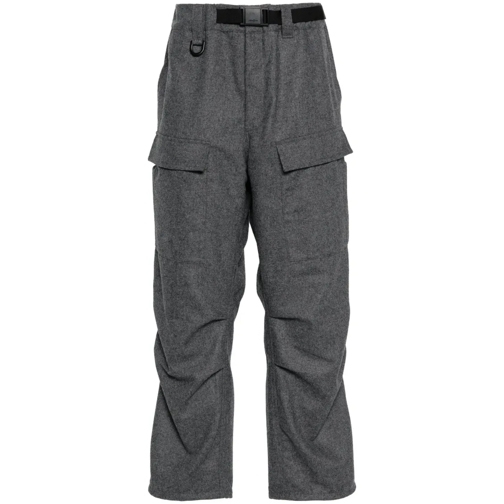 Y-3 Gray Cargo Pants Grey 