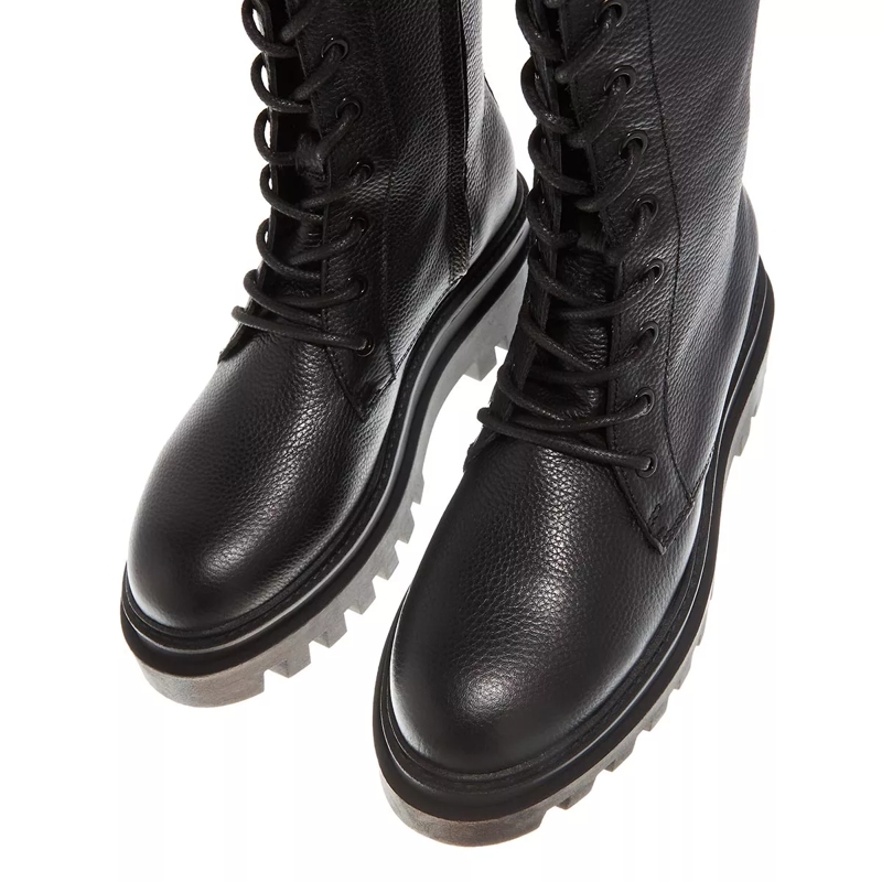 Calvin Klein Stiefel Flatform Mid Laceup Boot Black(Image 5)