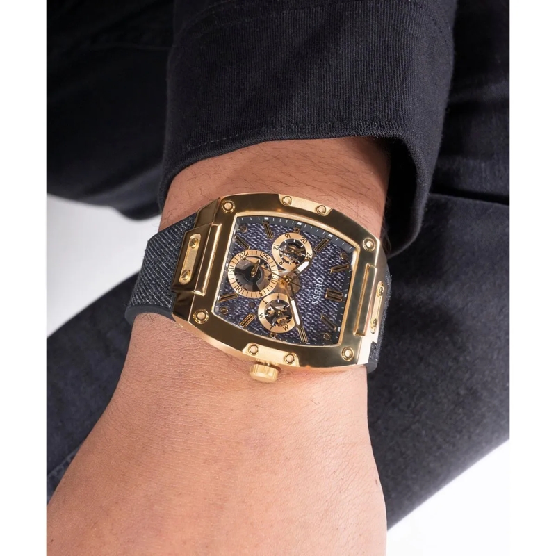 Guess Quarzuhr Quarz-Analoguhr Phoenix schwarz(Image 6)