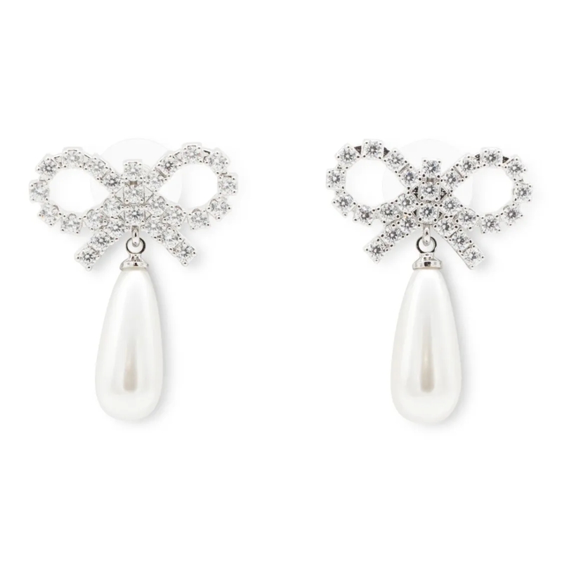 Self Portrait Oorknopjes Silver Metal Earrings Silver