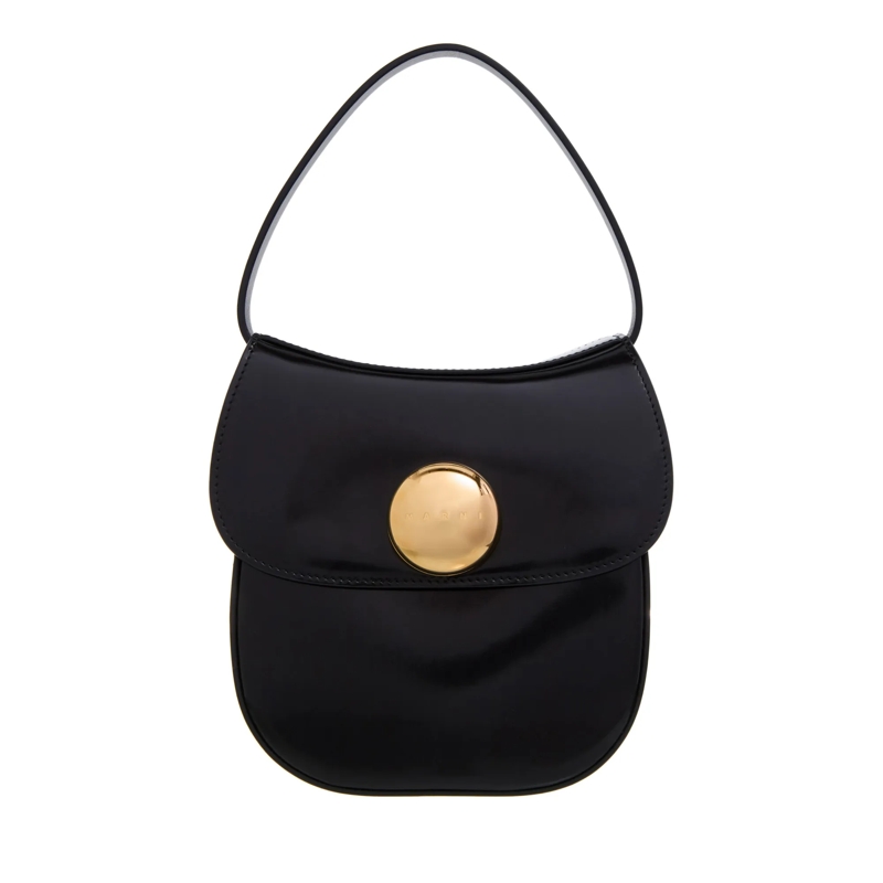 Marni Crossbody Bag Saddle Bag Black