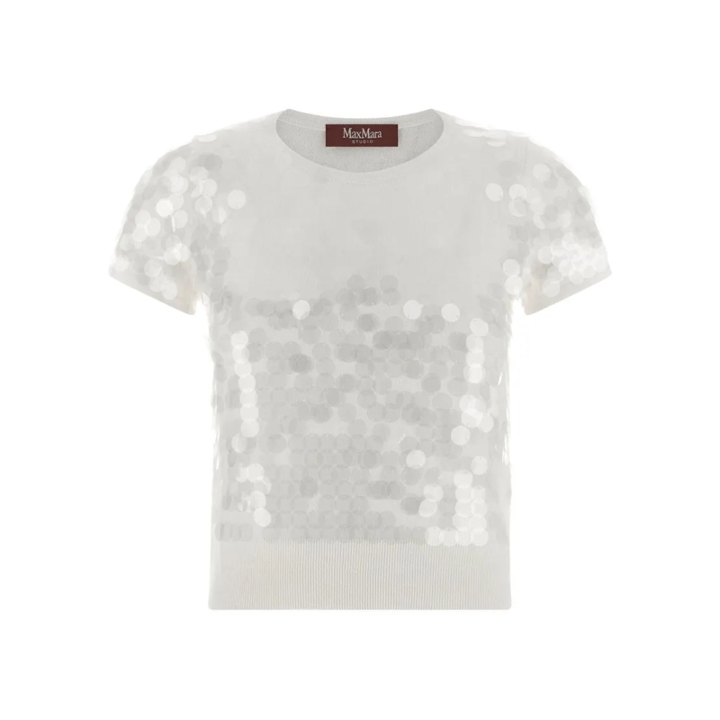 Max Mara Pull 'Saio' Sweater White