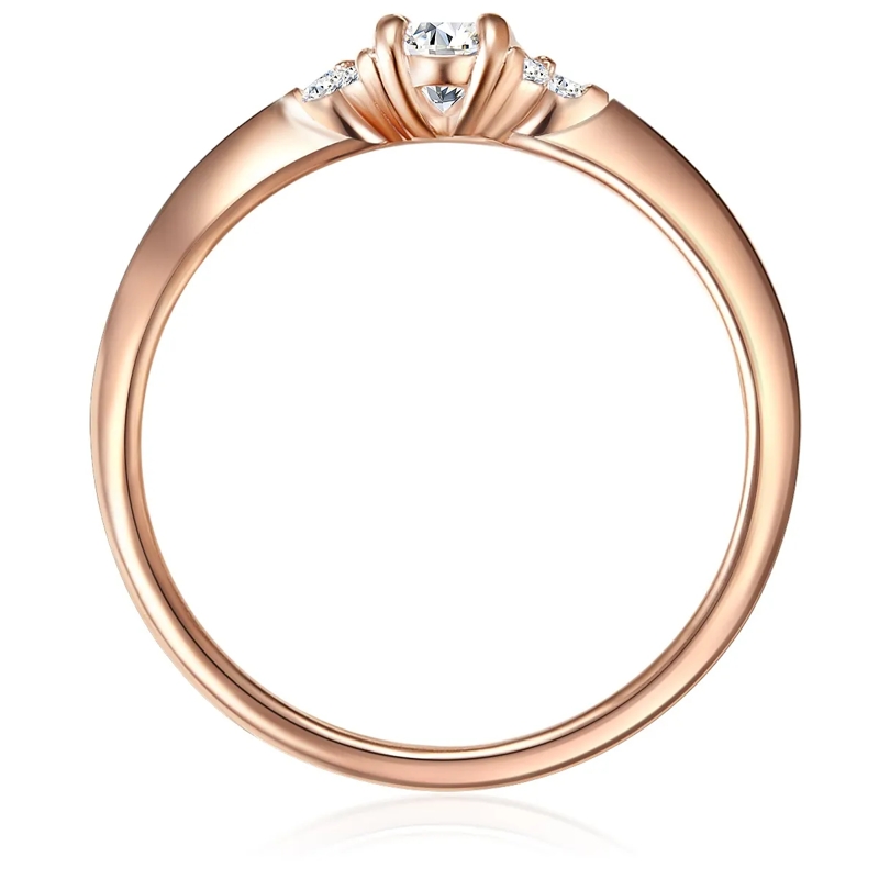 Trilani Ring Sterling Silber Ring Zirkonia rosegold(Image 3)