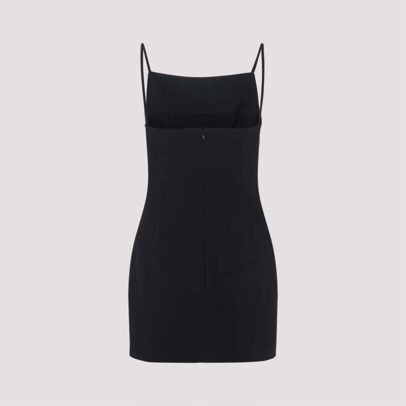 Givenchy Mini-jurk Fitted Mini Dress With Spaghetti Straps Black