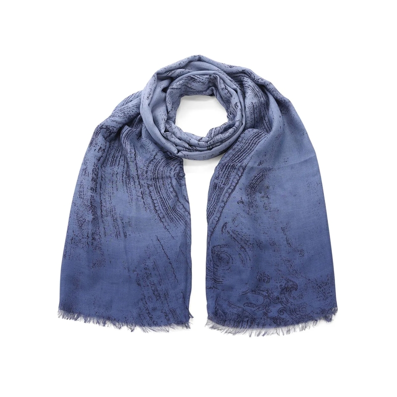 Altea Écharpe en laine Tuch mit Muster blau(Image 4)