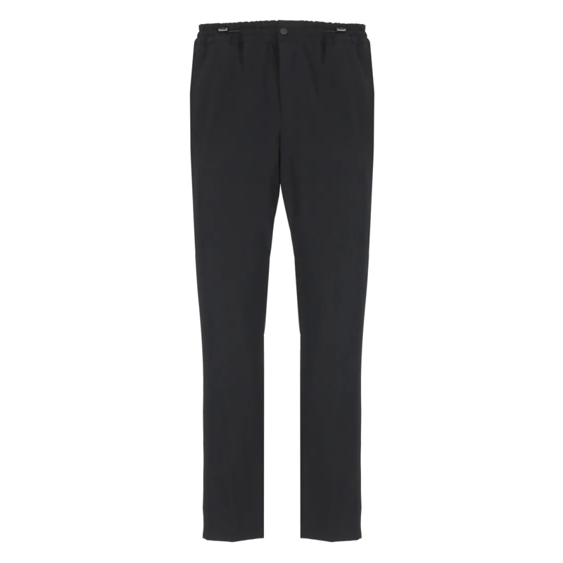 Pt Torino Pantalons décontractés Black Wool Trousers Black